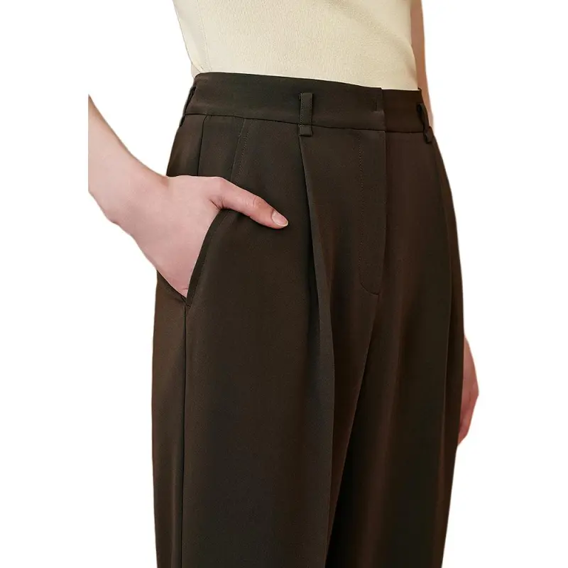 INSUN Casual Pants Women's Olive Green-3