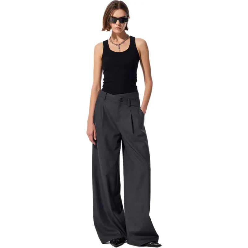 MEFUR Suit Trousers Women's Heather Gray-3
