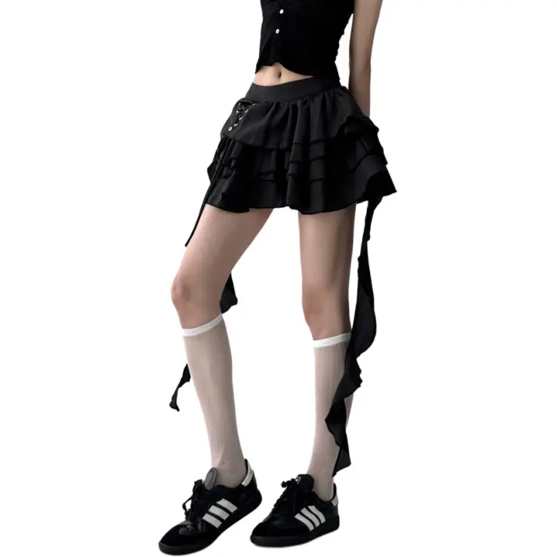 YINLEI Casual Short Skirts Women's-2