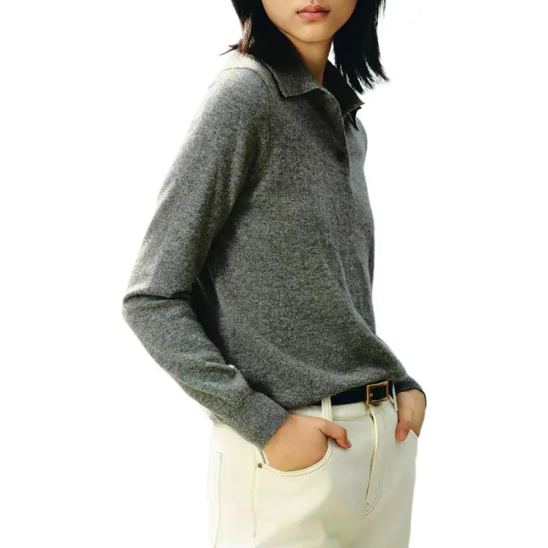 INSUN Knitwear Women's Light Gray-4