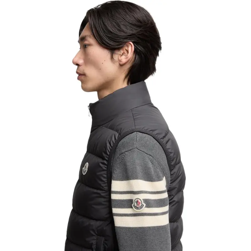 Moncler Vests Men Black-4