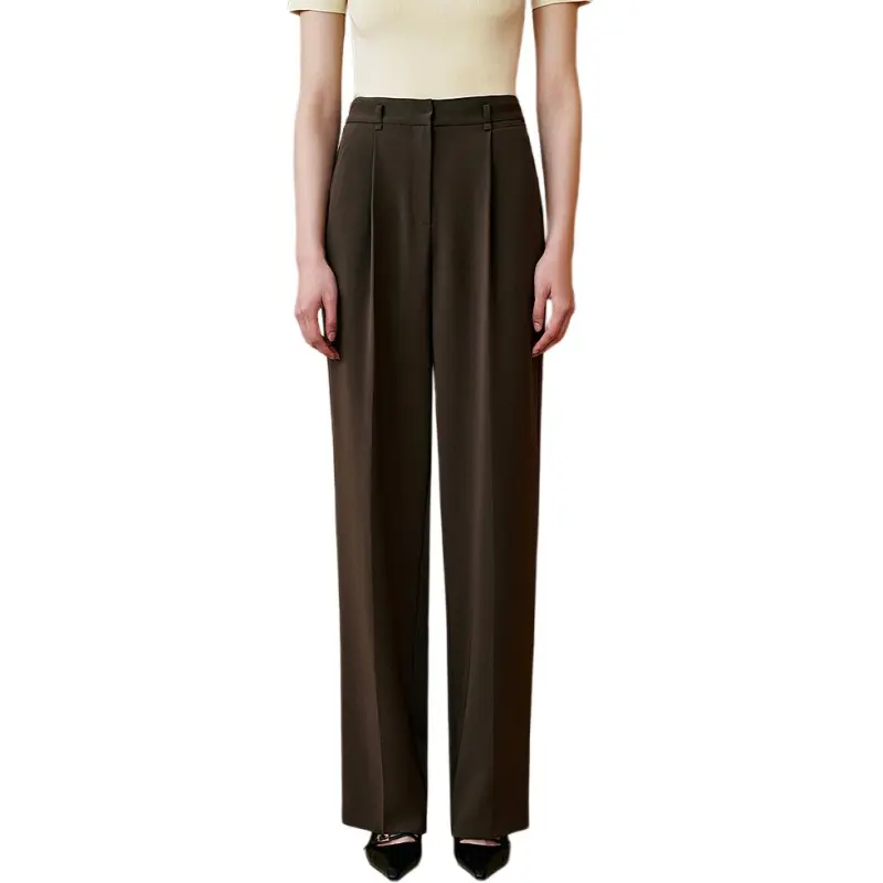 INSUN Casual Pants Women's Olive Green-4