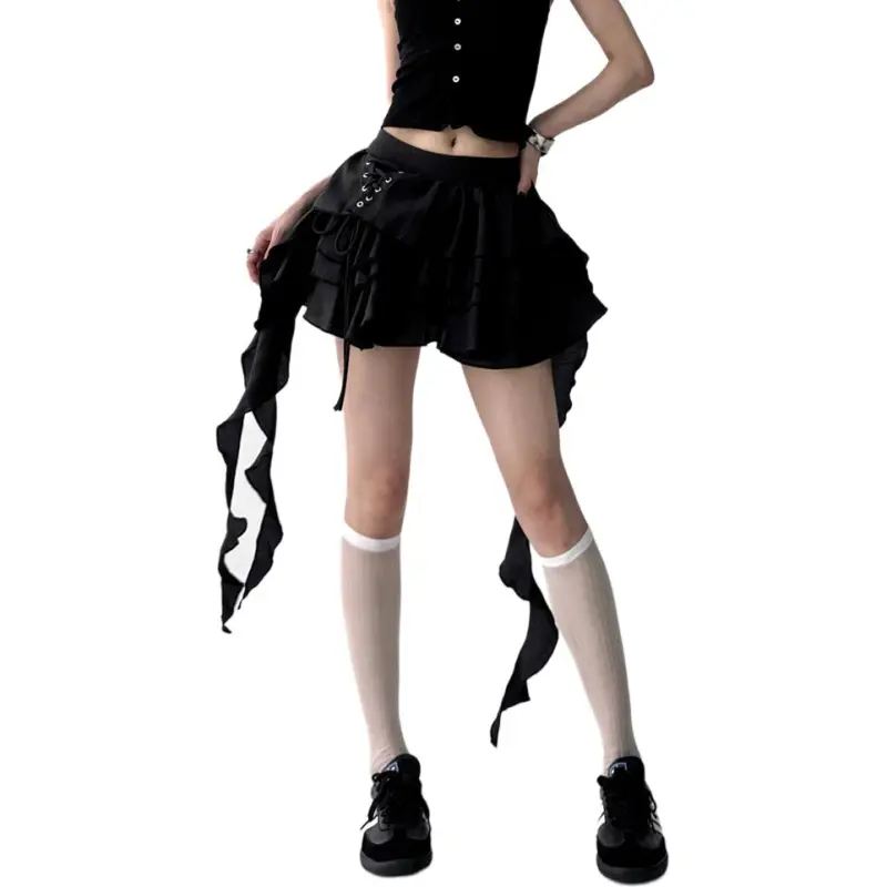 YINLEI Casual Short Skirts Women's-3