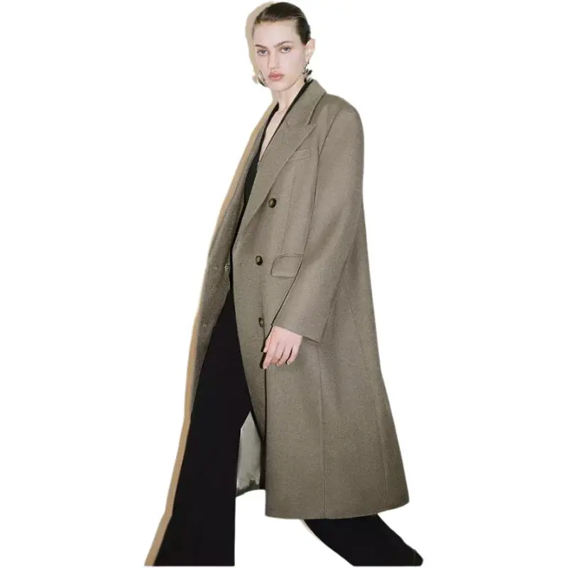 URBAN REVIVO Coats Women's Khaki-2