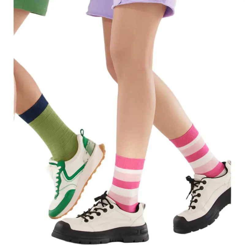 YOUKESHU Mid Calf Socks Unisex Combo Set-3