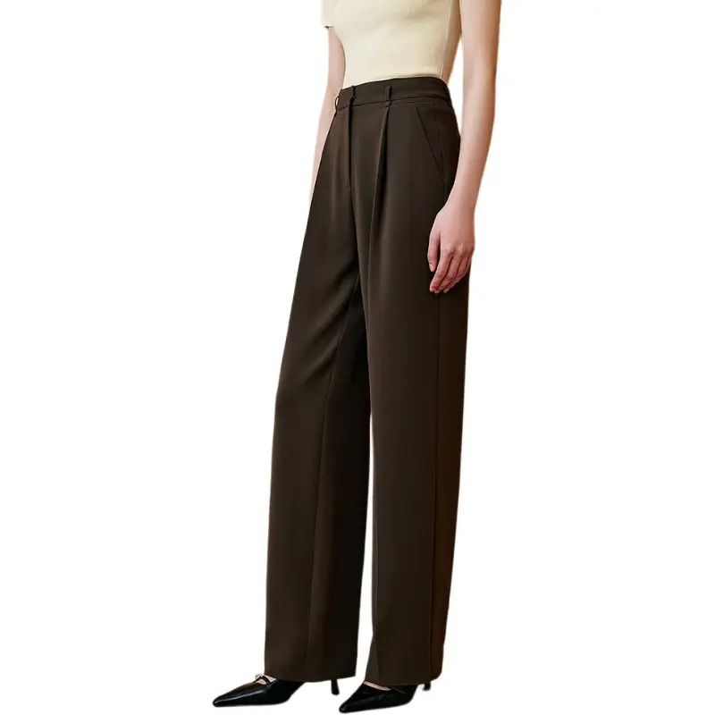 INSUN Casual Pants Women's Olive Green-5