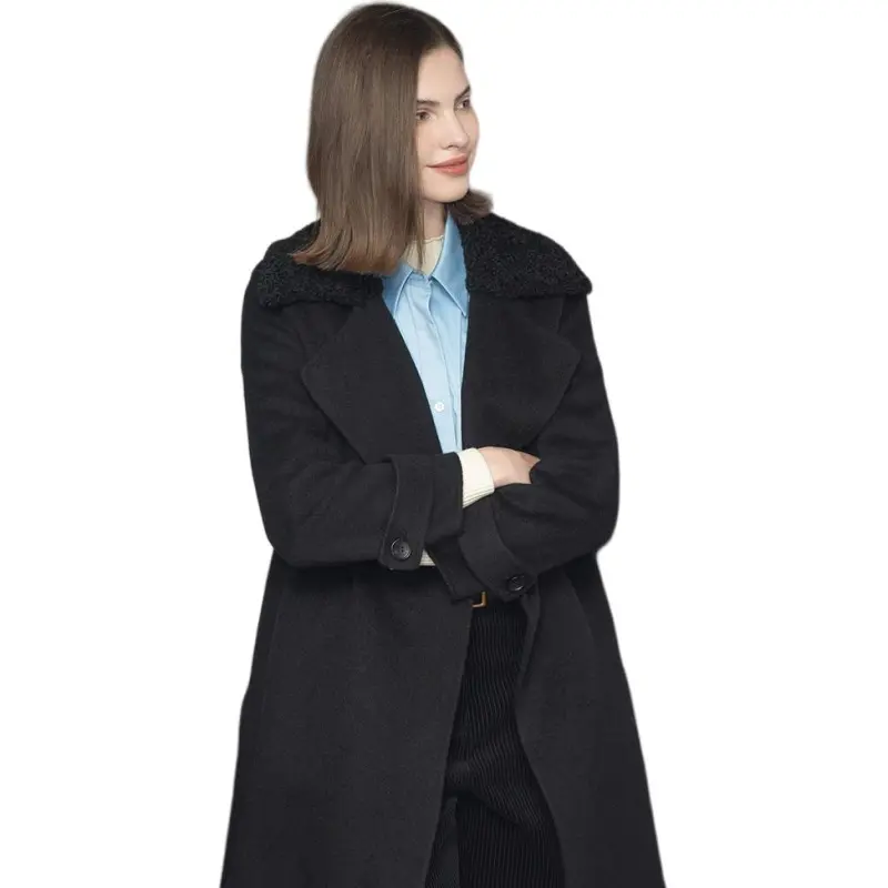 INSUN Coats Women's Black-2
