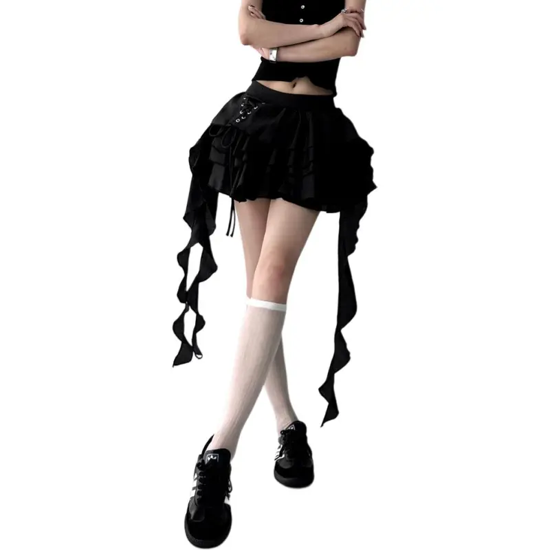 YINLEI Casual Short Skirts Women's-4