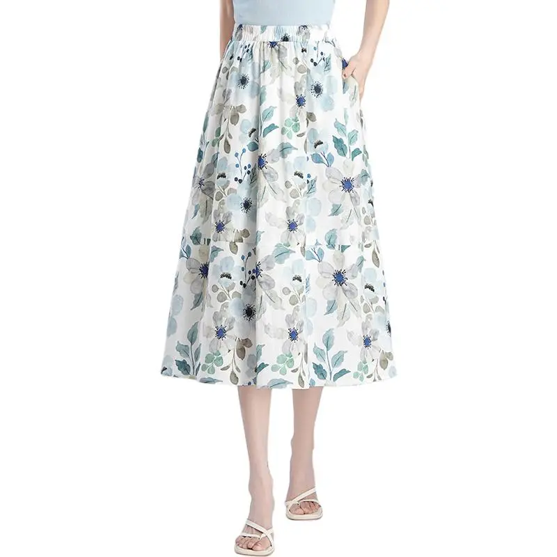 YIRANCHUN Casual Long Skirt Women's-3