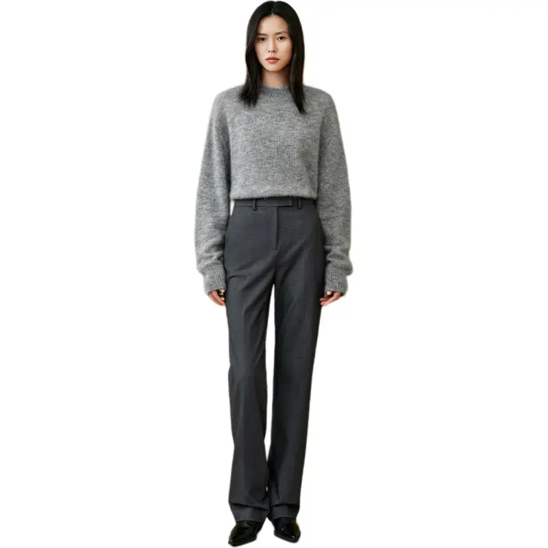 INSUN Suit Trousers Women's Gray-1