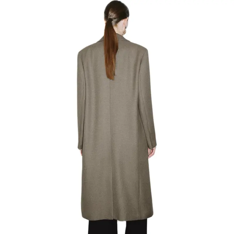 URBAN REVIVO Coats Women's Khaki-3