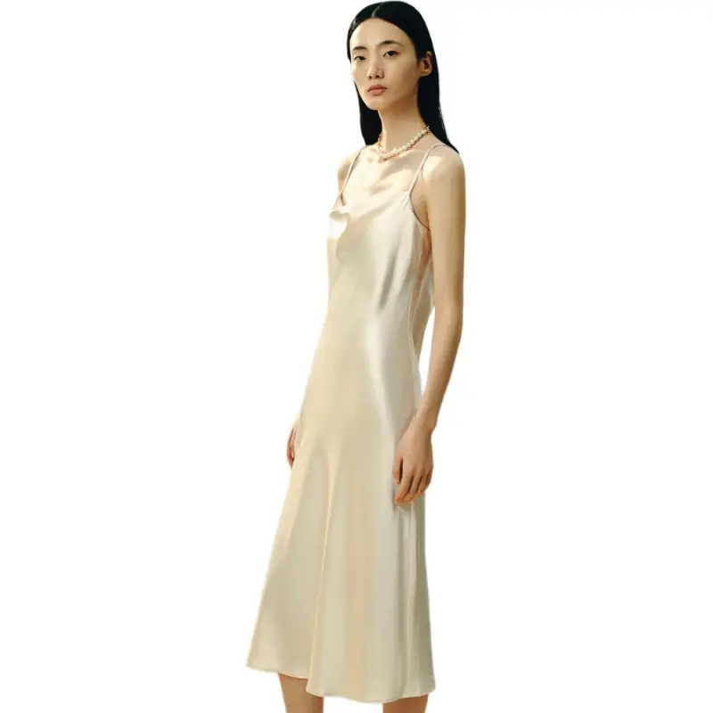 INSUN Slip Dresses Women's Ecru-4