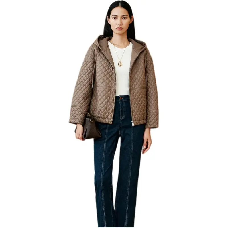 INSUN Leather Jackets Women's-5