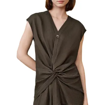 INSUN Shirts Women's Dark Coffee