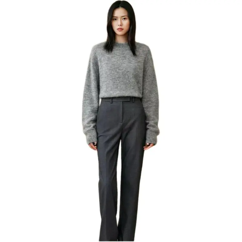 INSUN Suit Trousers Women's Gray-2