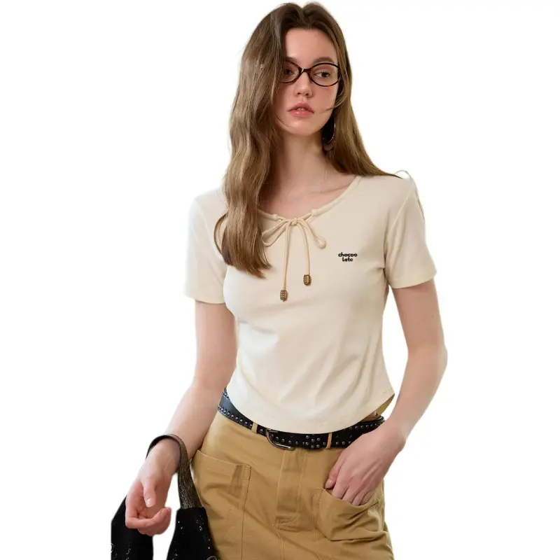  CHOCOOLATE T Shirt Women's IVX/Apricot-2