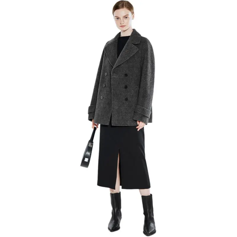COVERINS Coats Women's Dark Gray-3