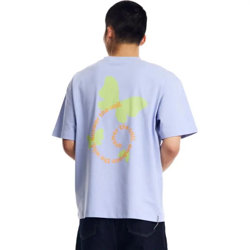 Norybrand T Shirts Unisex Light Purple-3