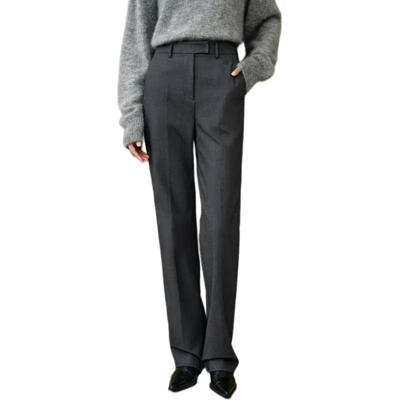 INSUN Suit Trousers Women's Gray-3
