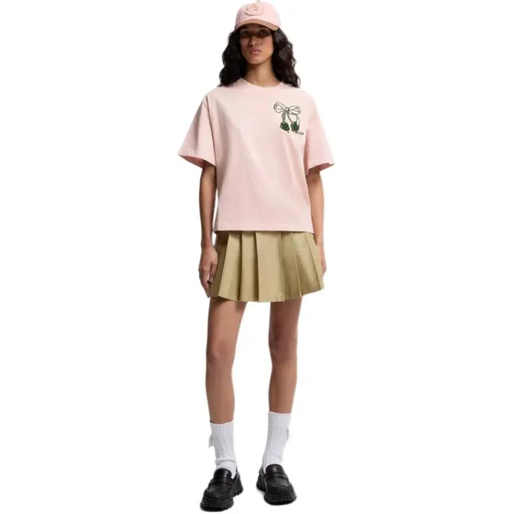 Moncler T Shirts Women's Light Pink-2