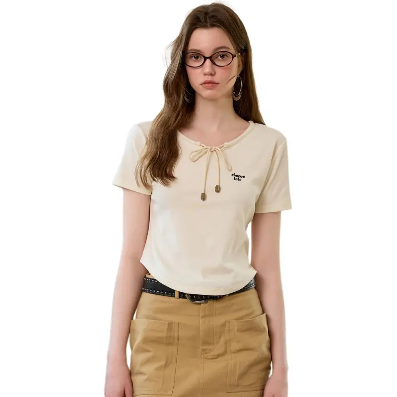  CHOCOOLATE T Shirt Women's IVX/Apricot-4