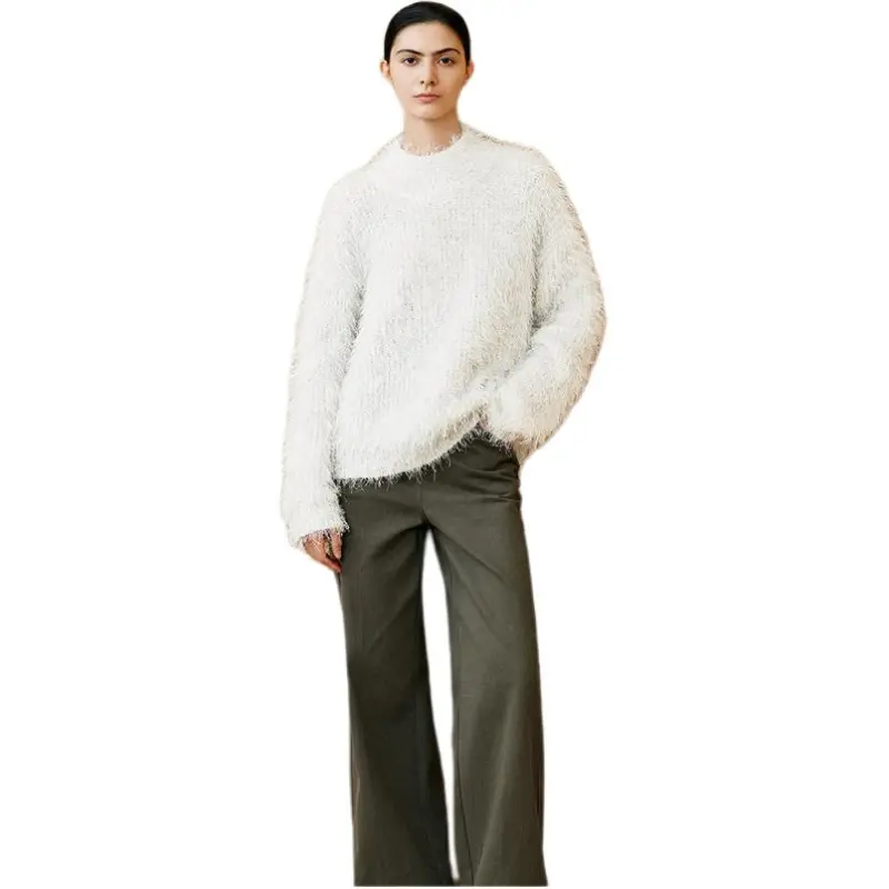 INSUN Sweaters Women's White-2