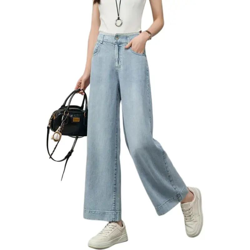 YALIDA Jeans Women's Blue-2