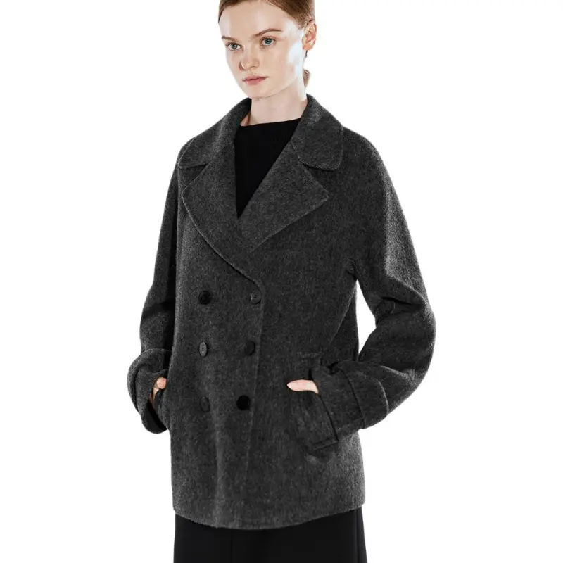 COVERINS Coats Women's Dark Gray-5