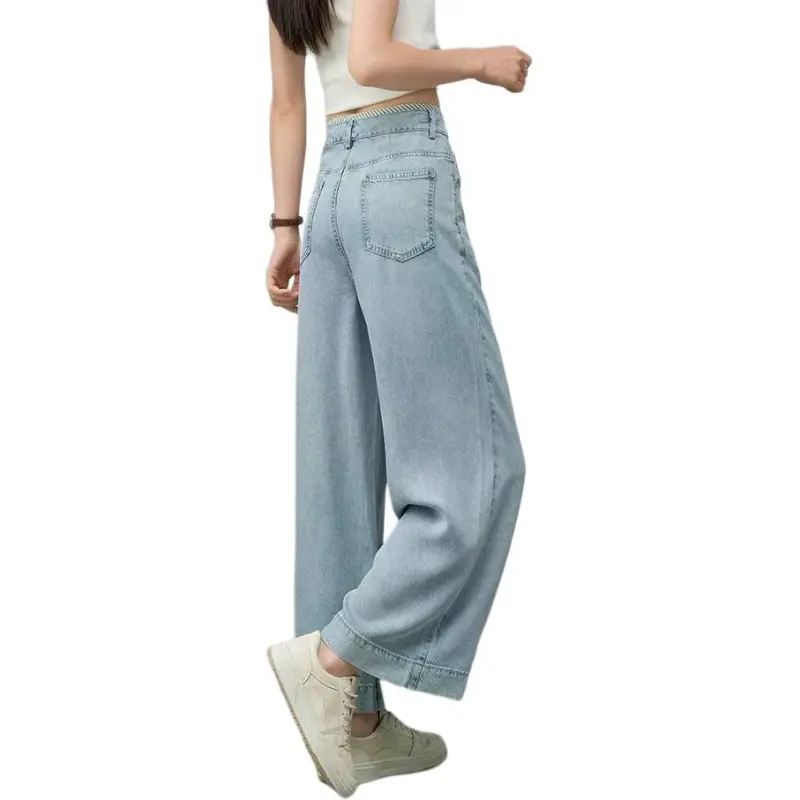 YALIDA Jeans Women's Blue-4