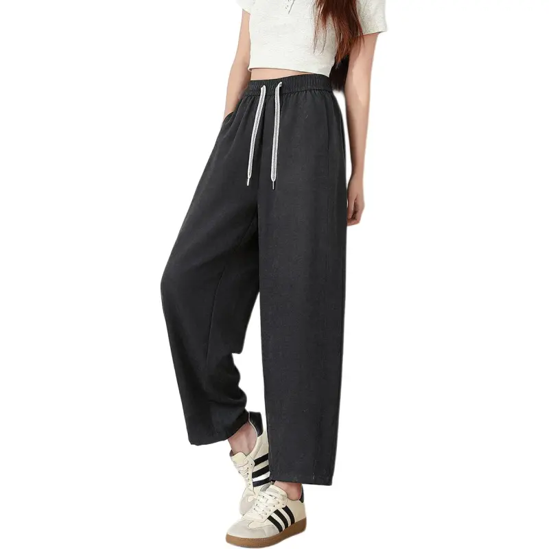 FAWENXIANGZI Casual Pants Women's Ecru-1
