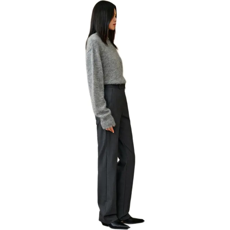 INSUN Suit Trousers Women's Gray-5