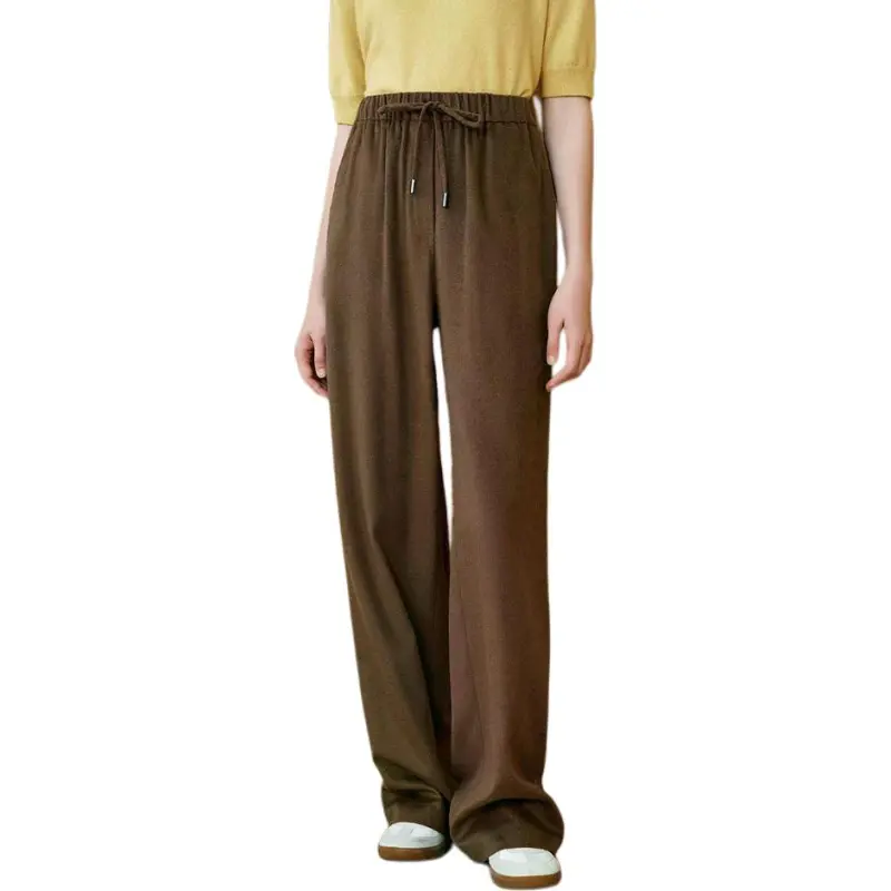 INSUN Casual Pants Women's Camel-3