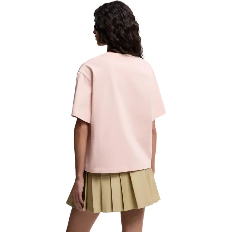 Moncler T Shirts Women's Light Pink-5