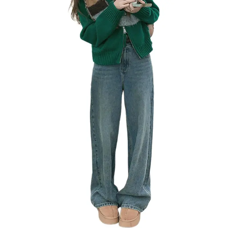 MEIYANG Jeans Women's Denim Blue-2
