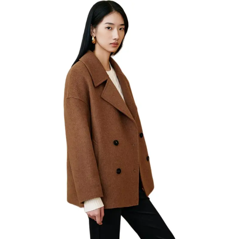 INSUN Cropped Coats Women's-4