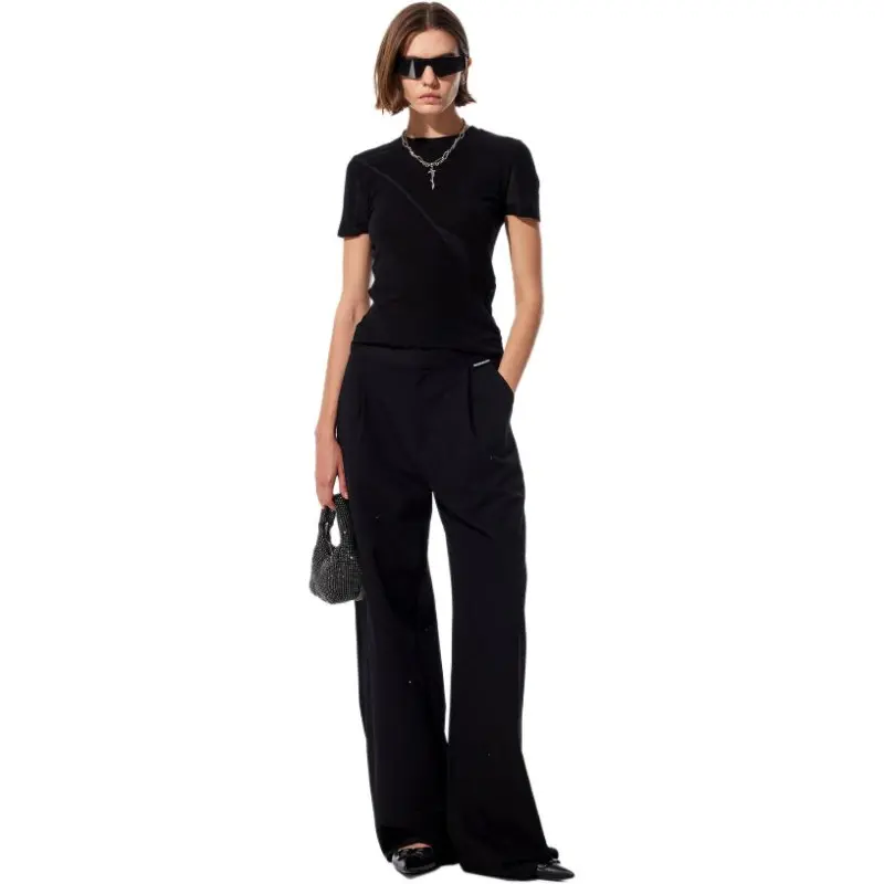 MEFUR T Shirts Women's Black-1