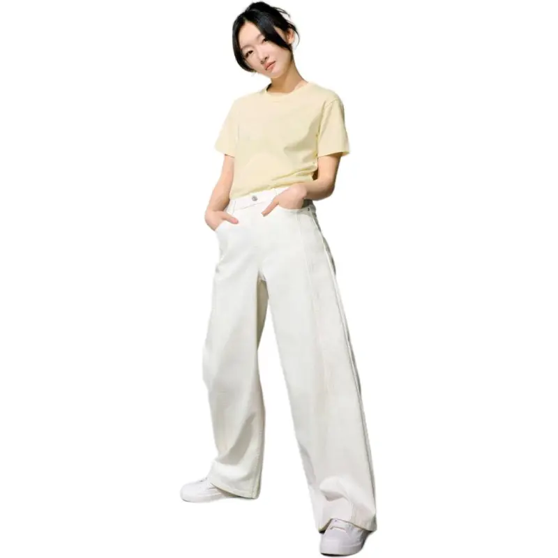 BANANA IN Jeans Women's White Denim-1