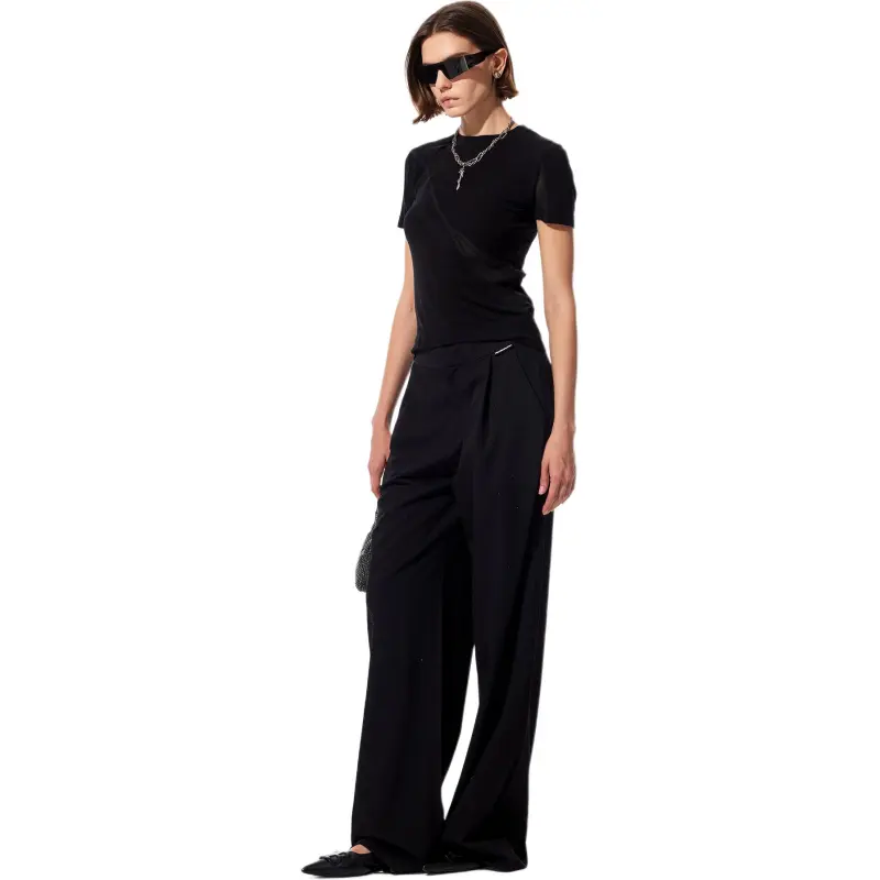 MEFUR T Shirts Women's Black-2