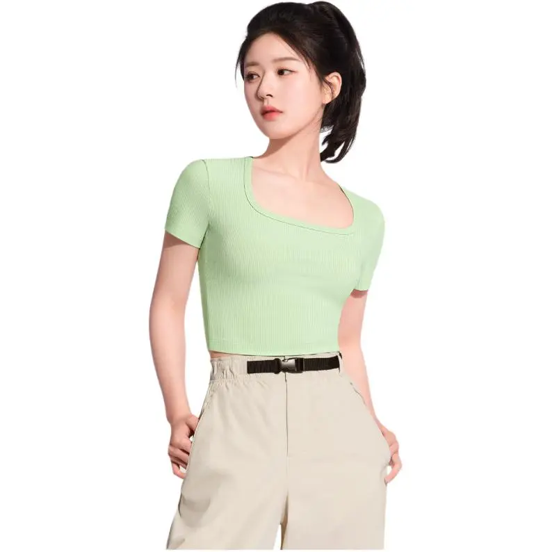 BANANA IN Crop Tops Women's-1
