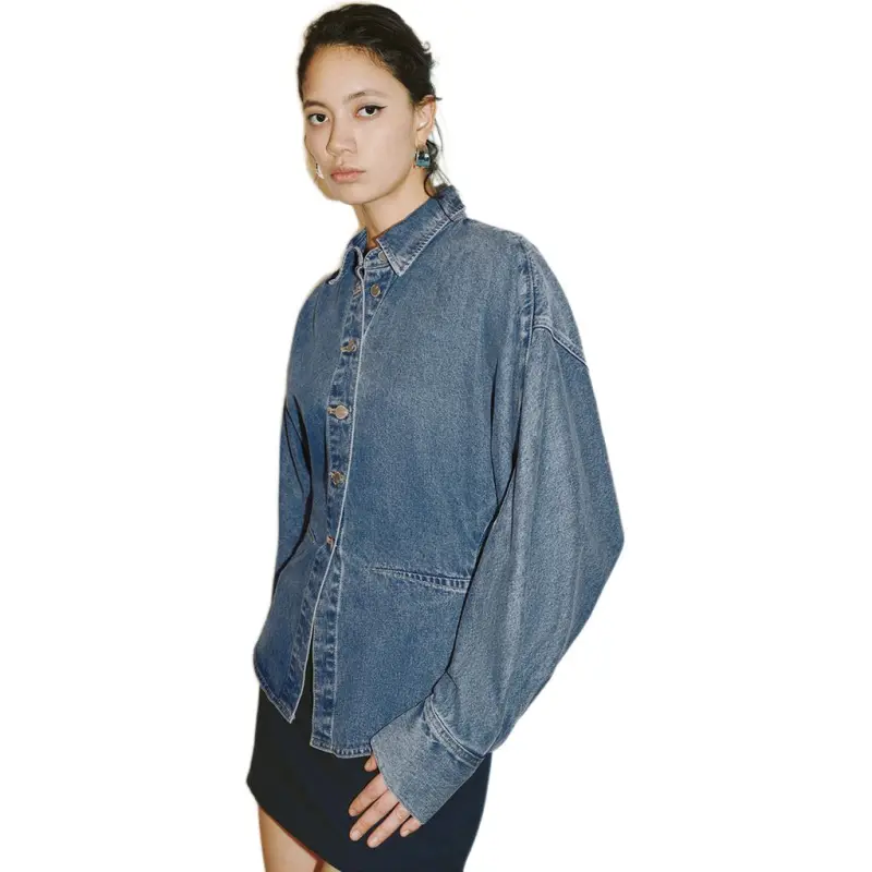 URBAN REVIVO Shirts Women's Blue-4