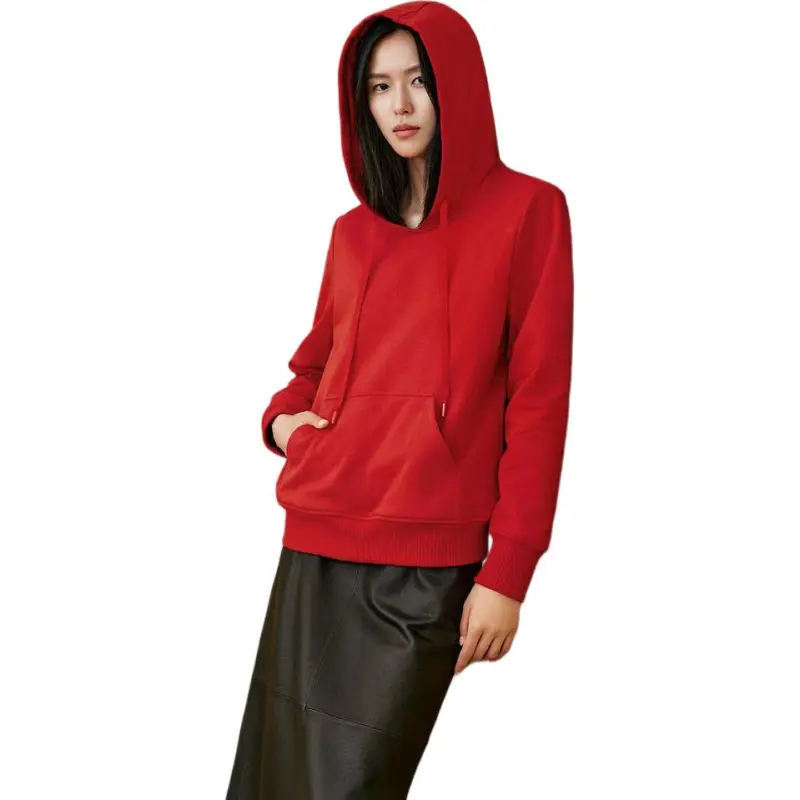 INSUN Sweatshirts Women's True Red-1