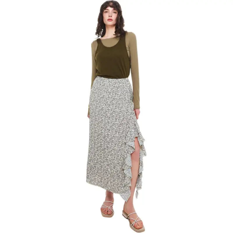 MOUSSY Casual Long Skirt Women's-1