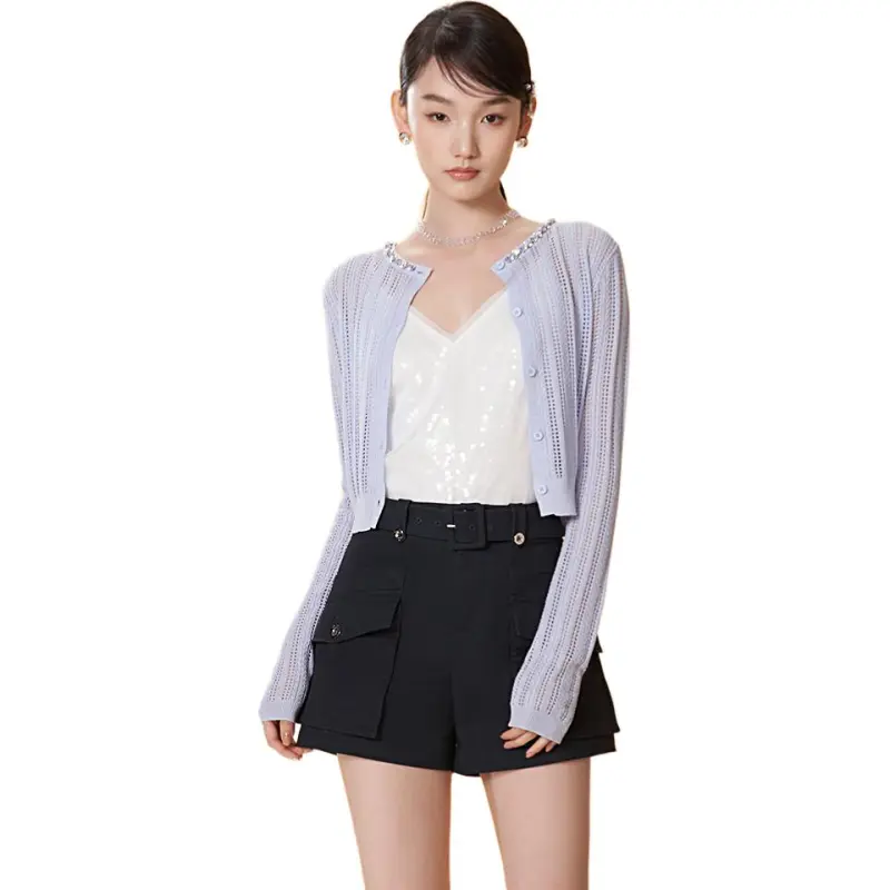 Caroline Knitwear Women's Light Blue-1