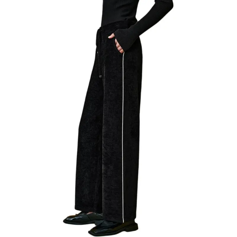 INSUN Casual Pants Women's Black-4