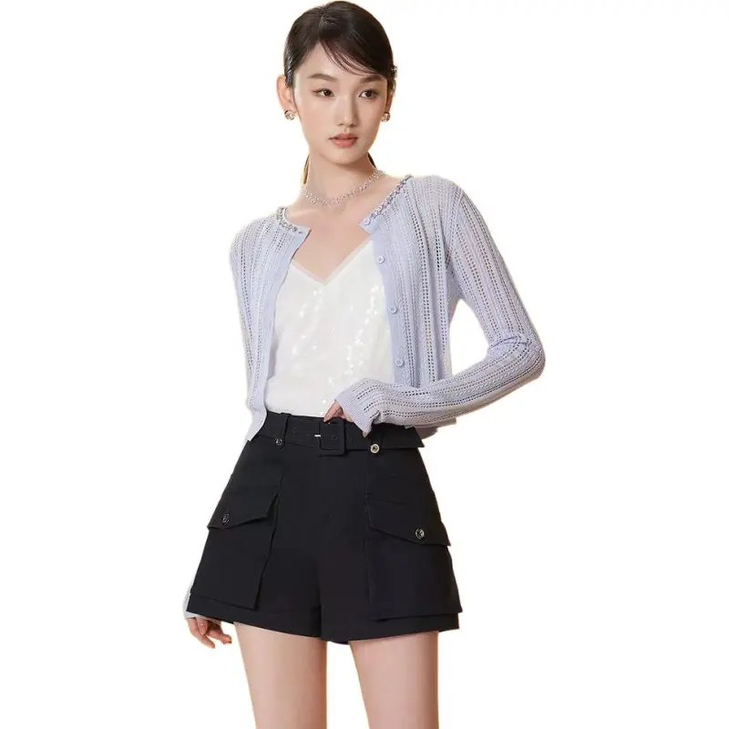 Caroline Knitwear Women's Light Blue-2