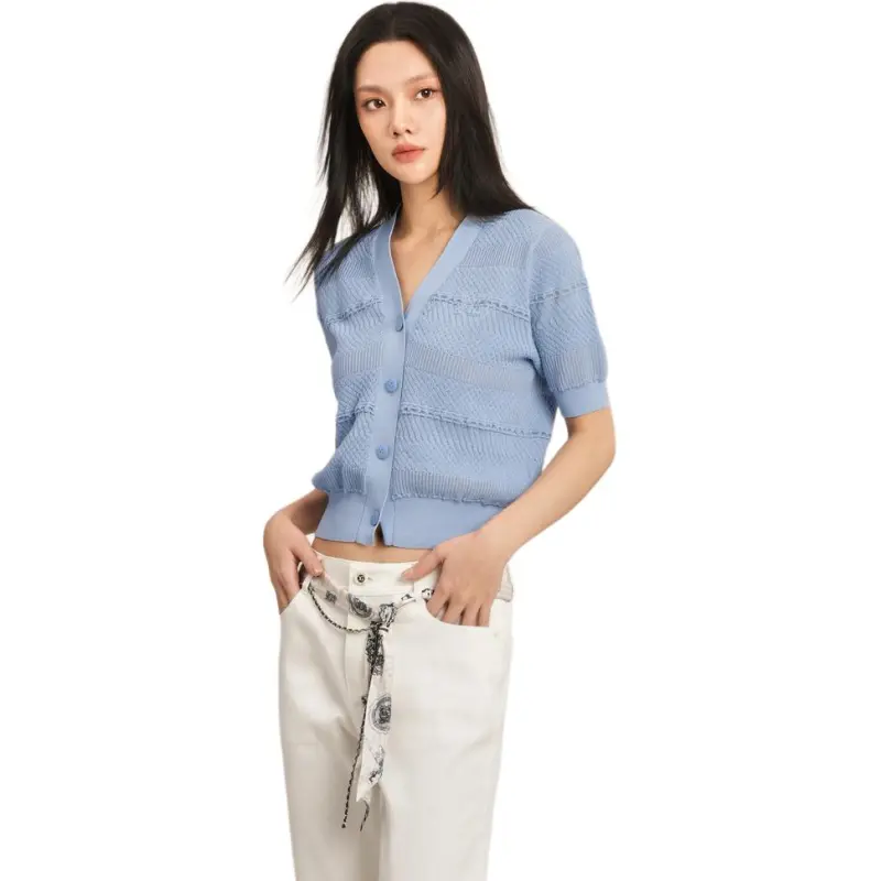 XG Knitwear Women's Light Blue-3
