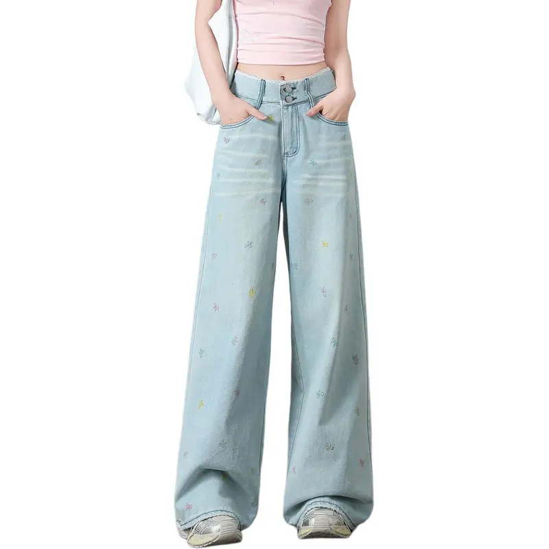  CHOCOOLATE Jeans Women's Light Blue-1