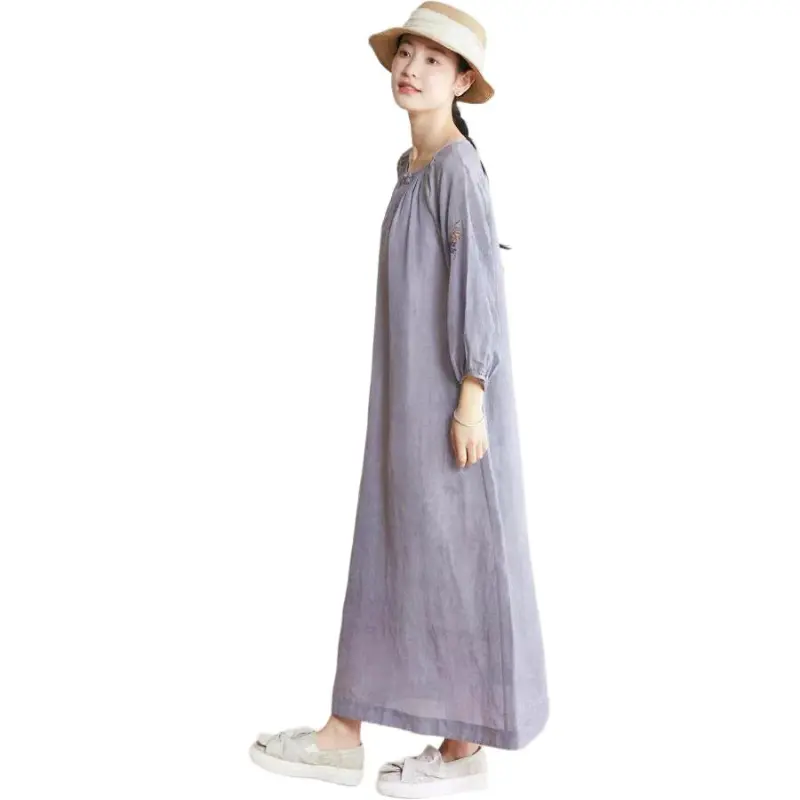 JIXIANGYUER Long Sleeved Dress Women's-1