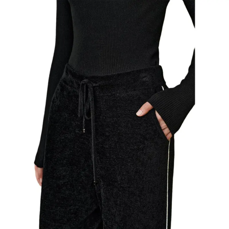 INSUN Casual Pants Women's Black-5