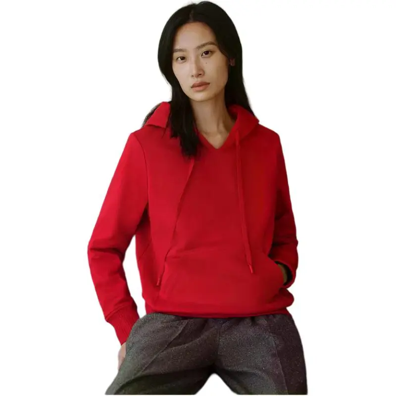 INSUN Sweatshirts Women's True Red-4